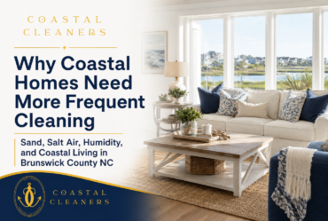 Bright coastal Brunswick County NC home showing why coastal homes need more frequent cleaning